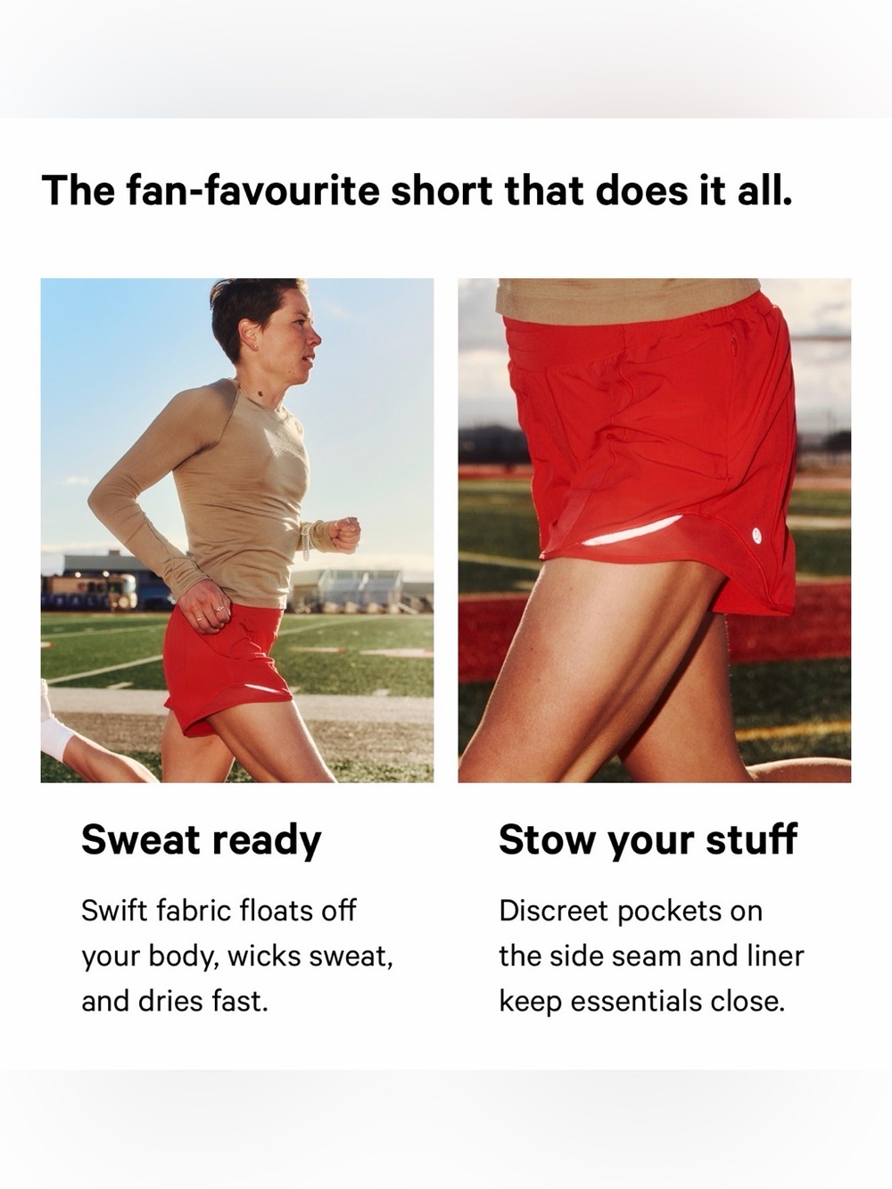 Lululemon Hotty Hot Low Rise lined short 4" - Picture 6 of 8